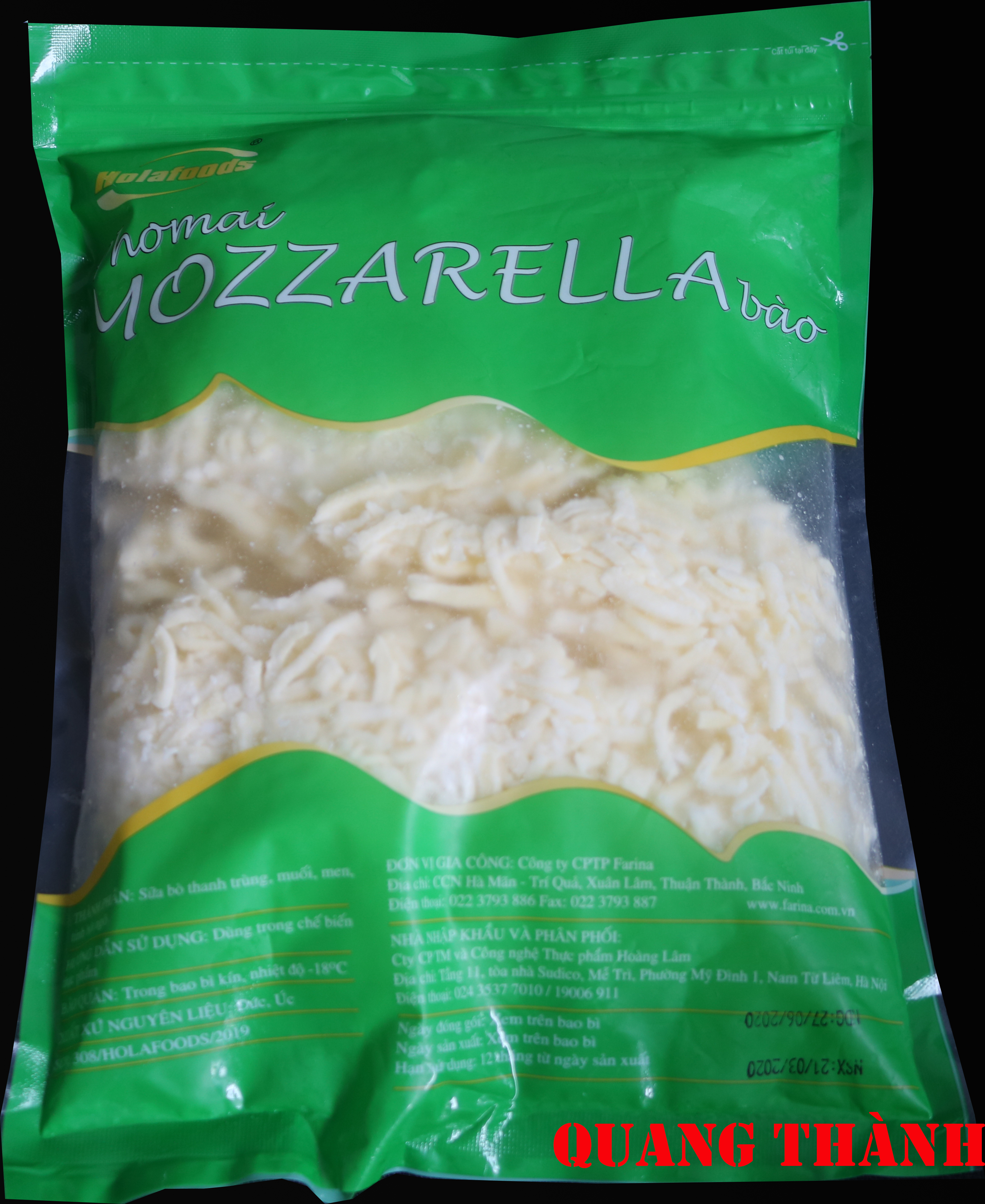 Phô mai Mozzarella bào Oldenburger 1kg