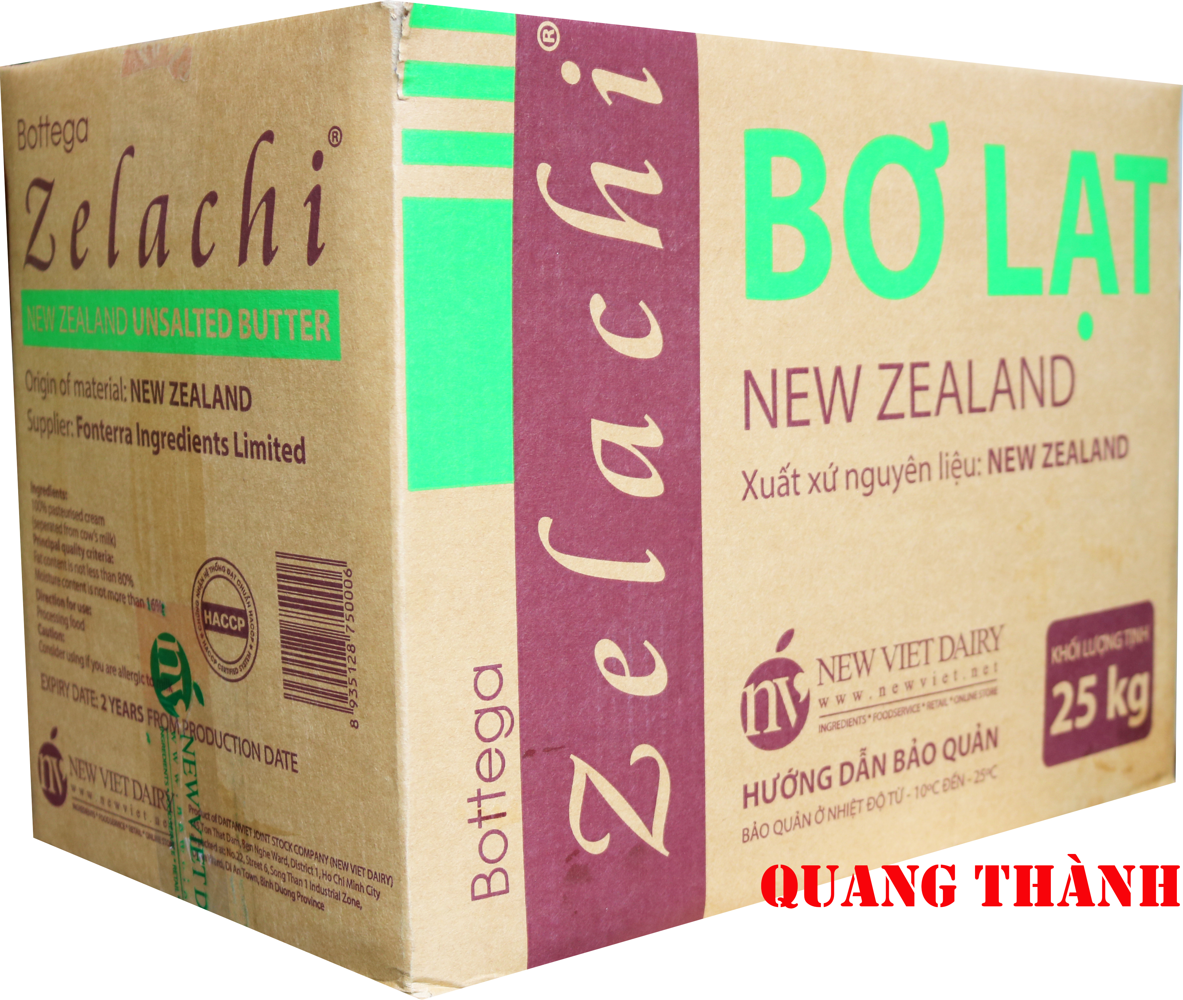 Bơ Lạt Zelachi  - Butter 5Kg